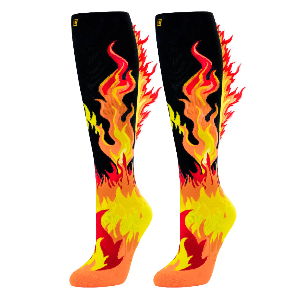 FLAME ON | Crazy Socks