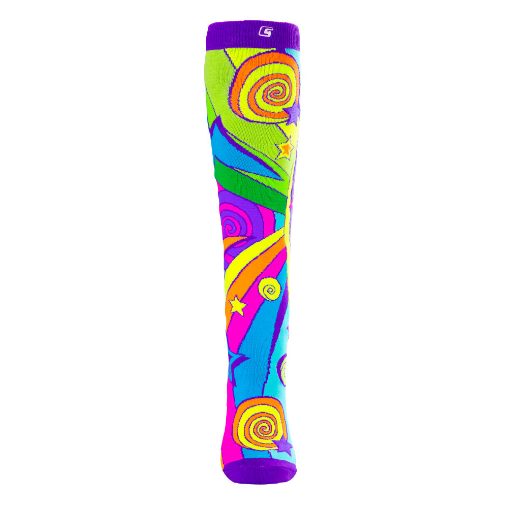 LIGHTNING SWIRL | Crazy Socks