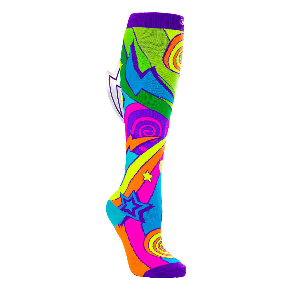 LIGHTNING SWIRL | Crazy Socks