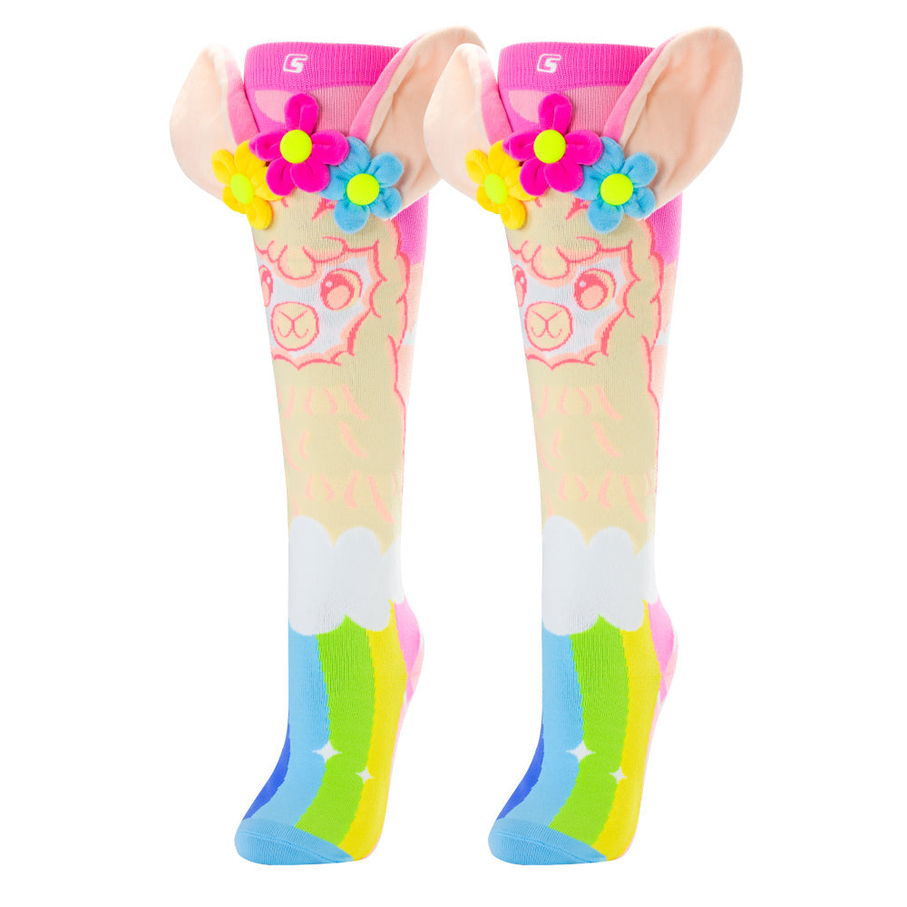 LLAMA FLOWERS | Crazy Socks