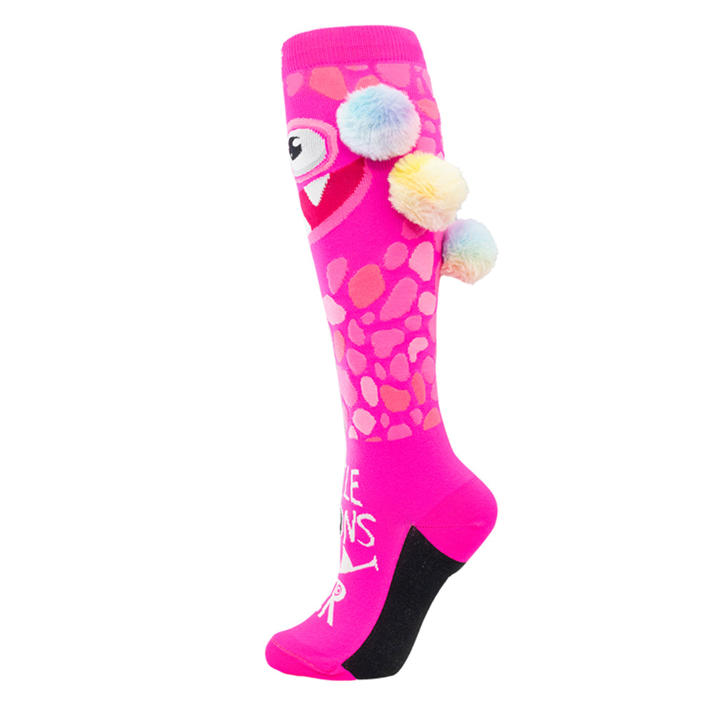 LITTLE MONSTER Pink | Crazy Socks