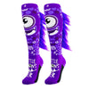 LITTLE MONSTER Purple | Crazy Socks