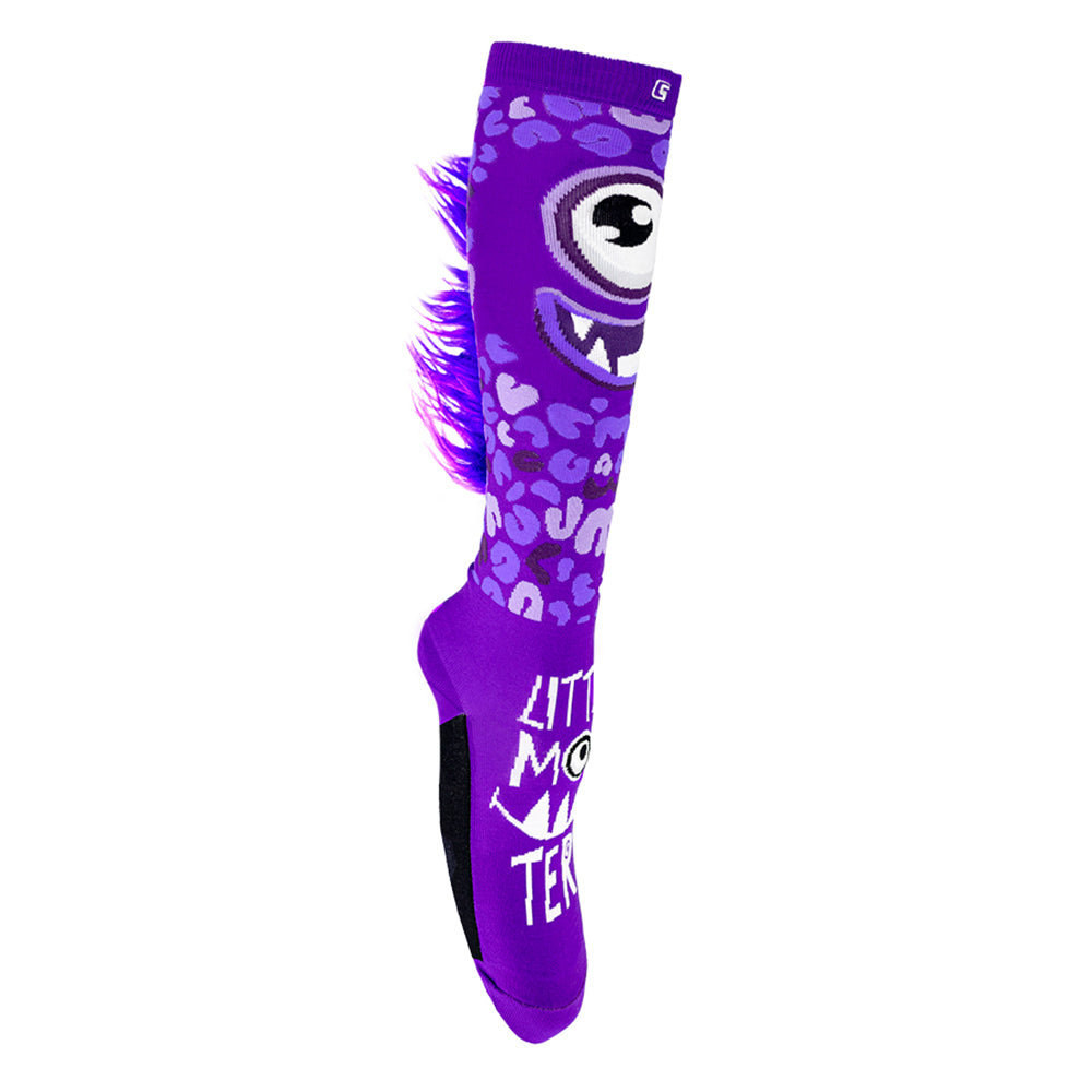 LITTLE MONSTER Purple | Crazy Socks