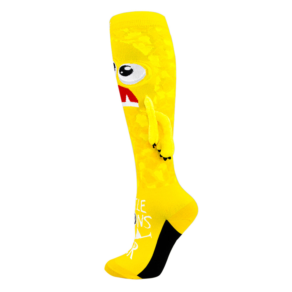 LITTLE MONSTER Yellow | Crazy Socks