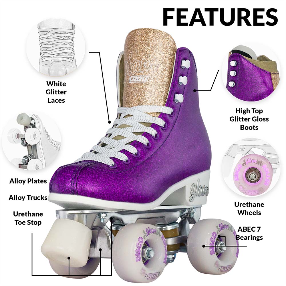 Crazy store Skates Glam & Chicago Skates