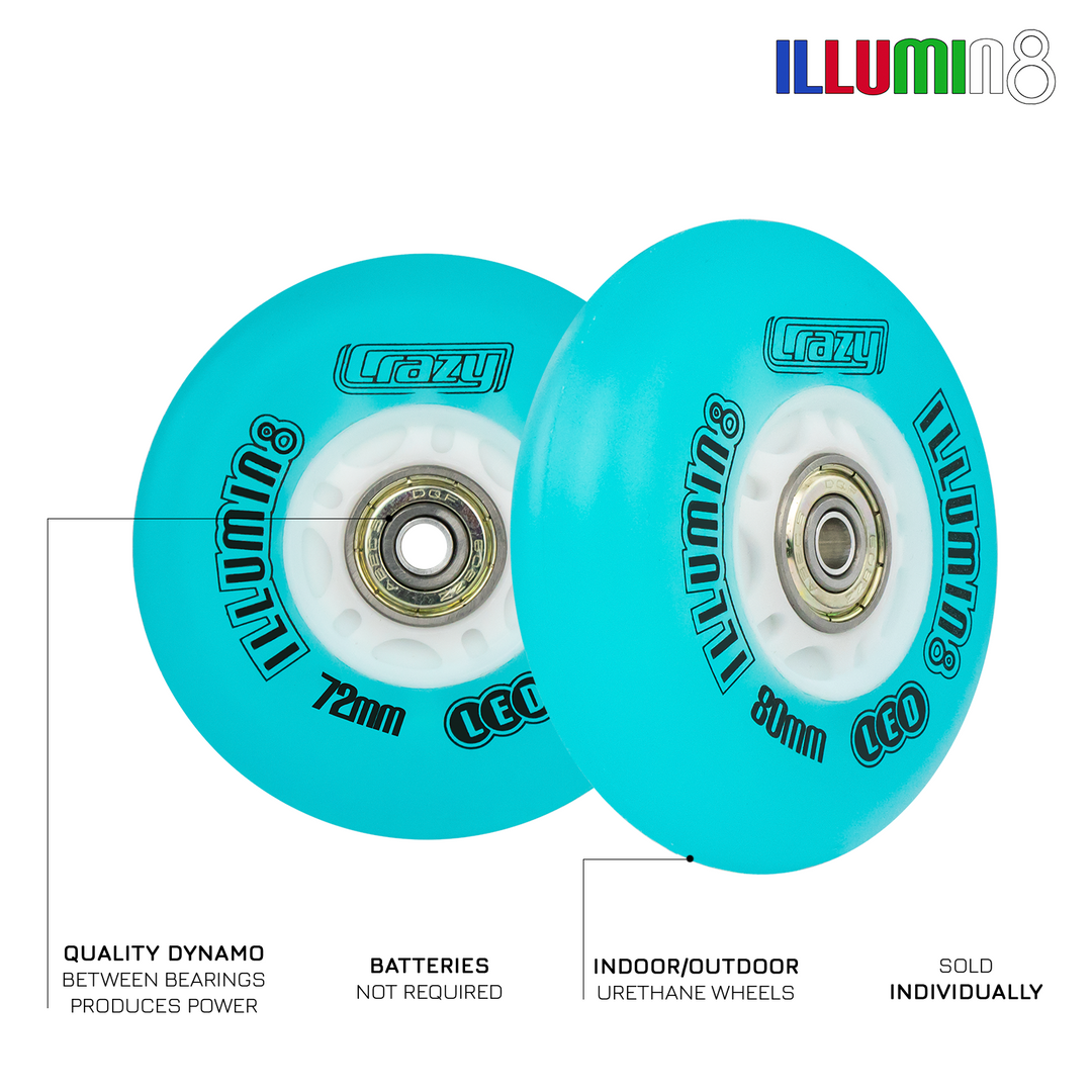 illumin8 LED Light Up Wheel - Blue
