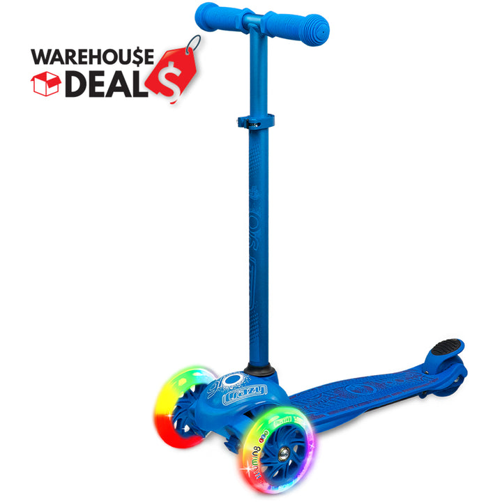 Joey Glo Scooter Kick Scooter with Light-Up Wheels | Warehouse Deal