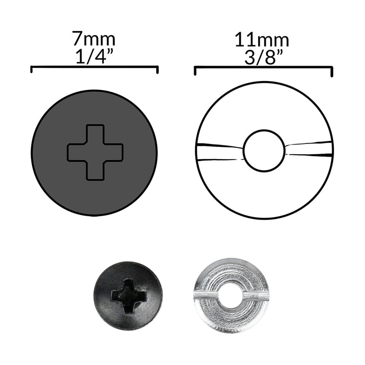 Flush Mount Screw Set - each