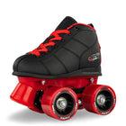 Black with Red Wheels