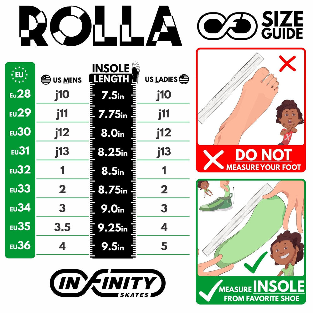 ROLLA Teal Roller Skates by infinity
