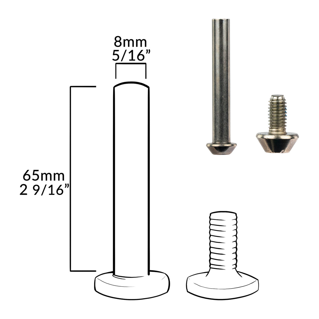Axle Bolts Back Wheel - Suits TYO